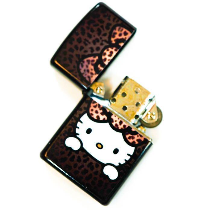 オイルライター ハローキティ 蝶豹 キティちゃん zippo 【リボン オイルライター ハローキティ 蝶豹 キティちゃん zippo 【リボン