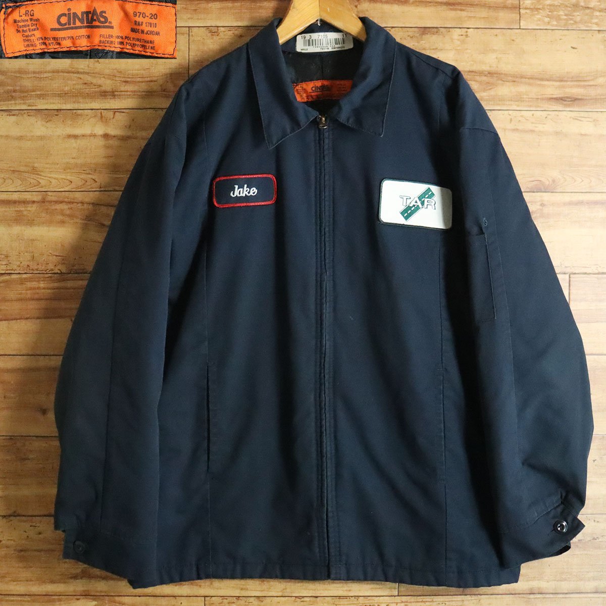 B11J/Y5.24-4 CiNTAS シンタス ワークジャケット ワッペン 企業ロゴ L
