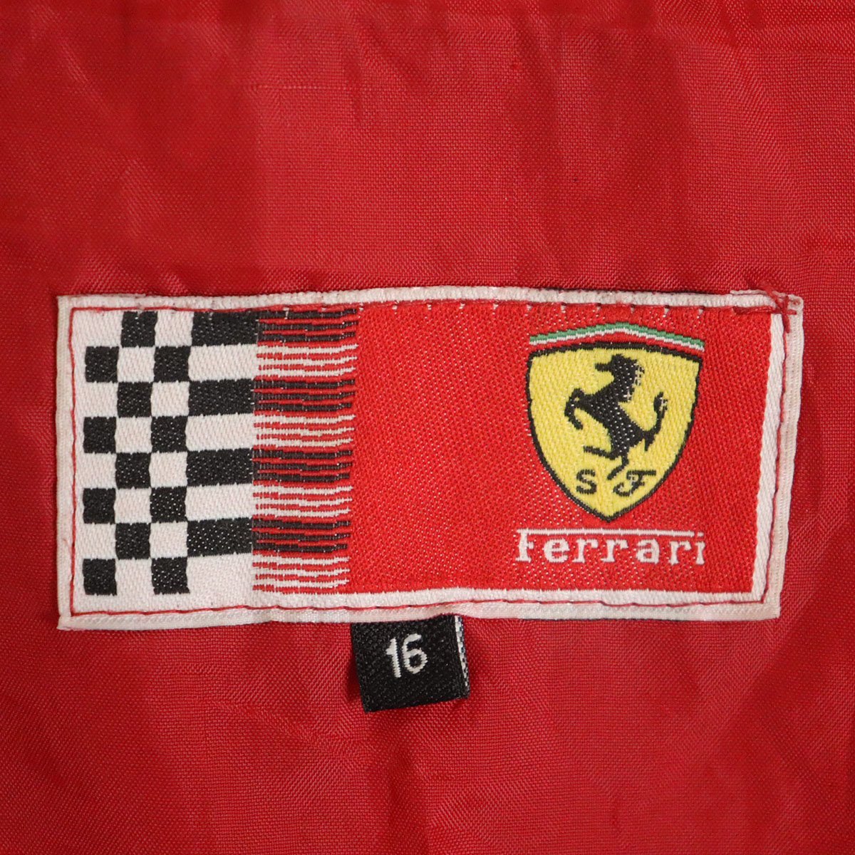 8K/Y8.24-1 Ferrari フェラーリ レザージャケット 本革 レーシング