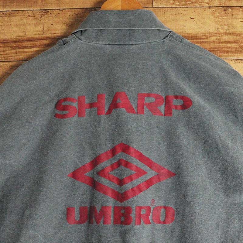 H4K/R5.9-1　90s　UMBRO　アンブロ　プルオーバーシャツ　マンチェスターユナイテッド　サッカーユニフォーム　ブルゾン　メンズ　XL_画像7