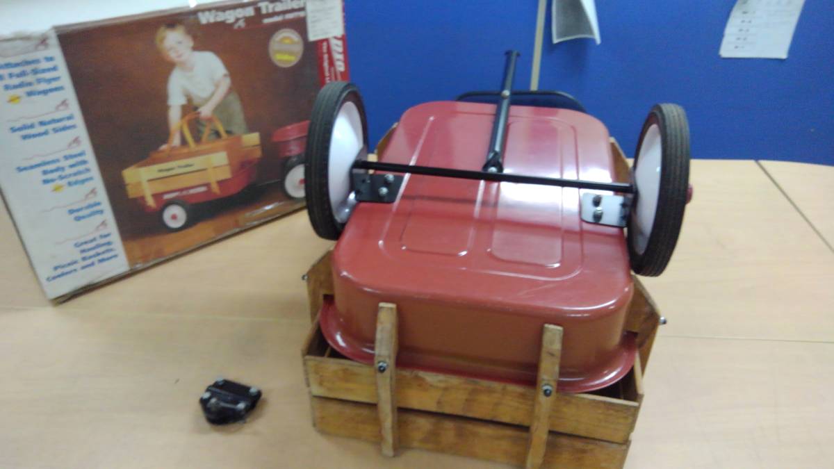  Vintage radio Flyer rare Wagon trailer WT18 traction hitchmember retro Classic rare out of print RADIO FLYER