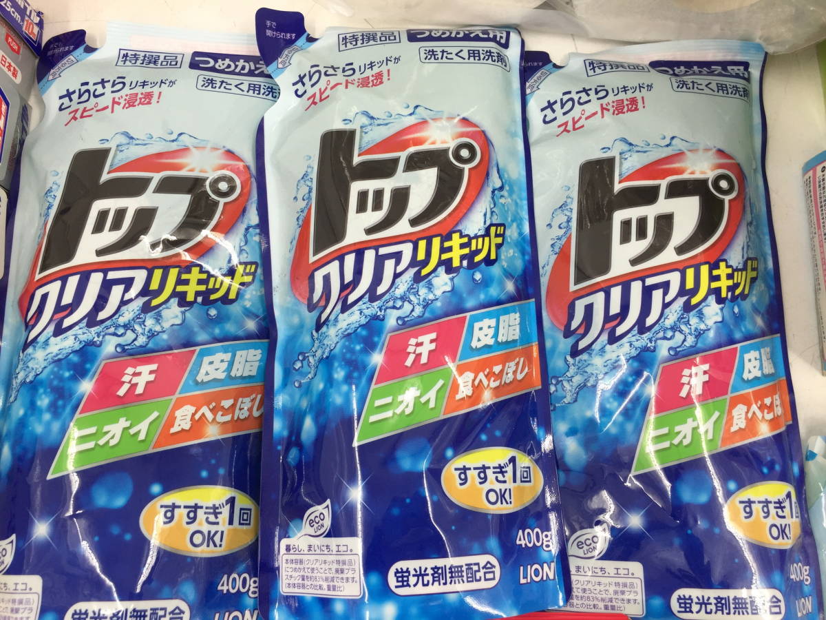 □M23 日用品洗剤おまとめ☆ クリネックス キュキュット ジョイ サランラップ アルミホイル トップ シャンプー ボディソープ など_画像5