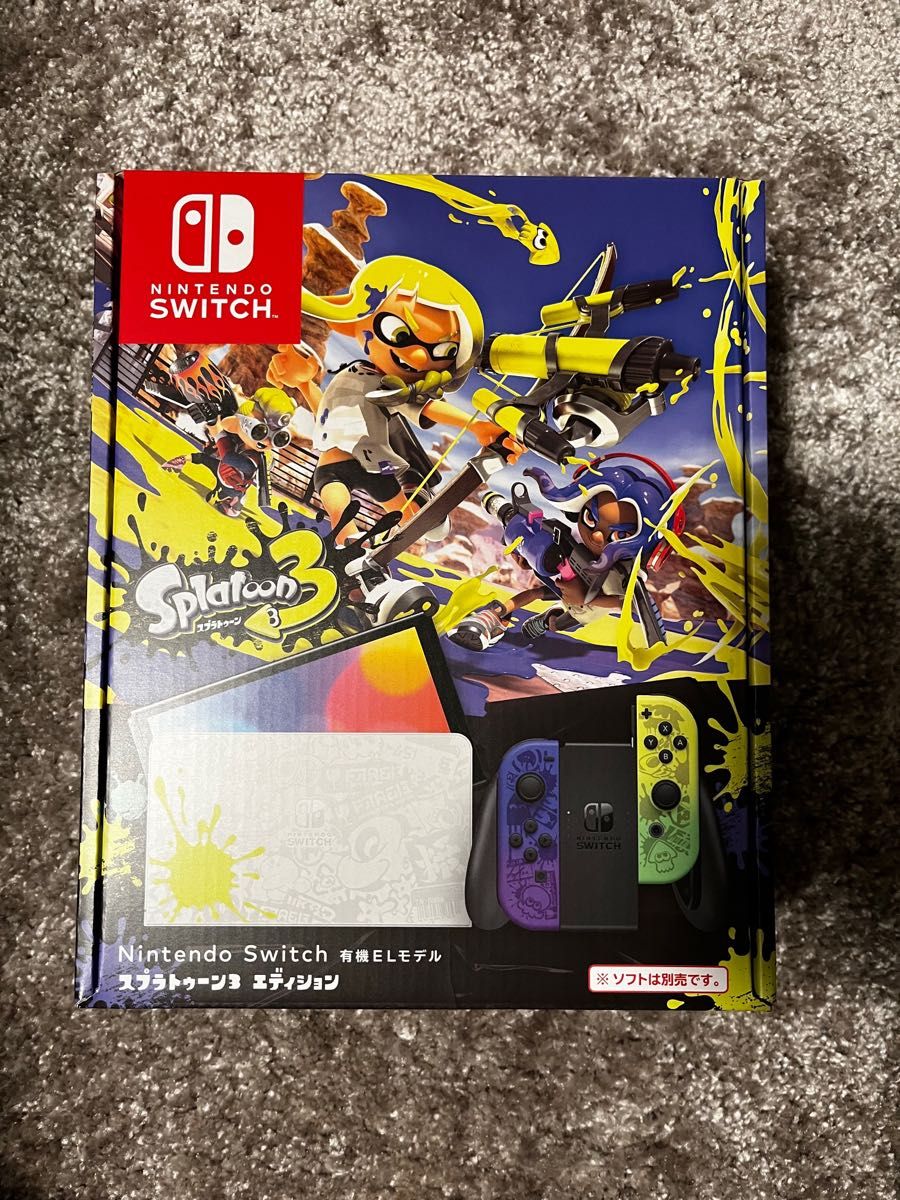 店舗印無し 新品未開封 ニンテンドーSwitch 有機EL スプラトゥーン3