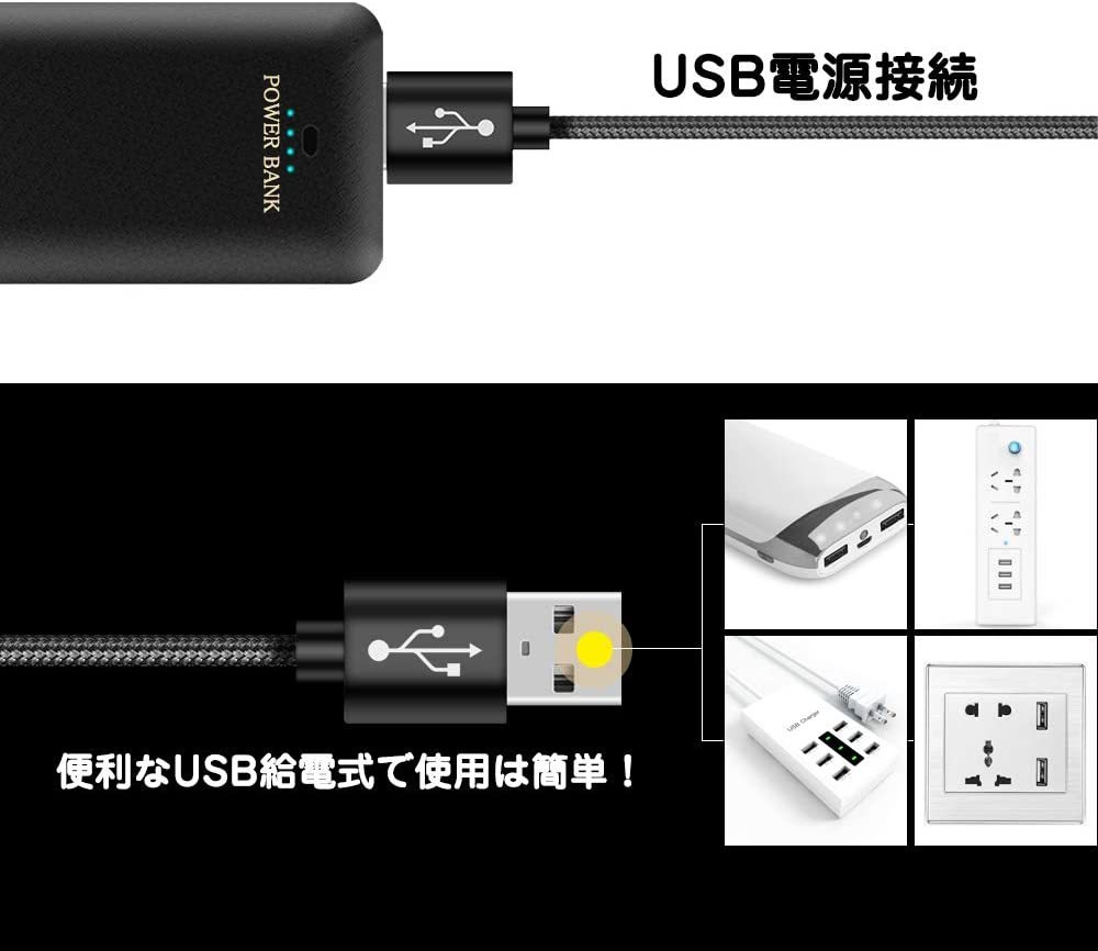 三代目 【改良バージョン】COOWOO 結露 防止 レンズ ヒーター 夜露 除去 USB ウォーマー 3段階調節 温度コントローラ_画像6