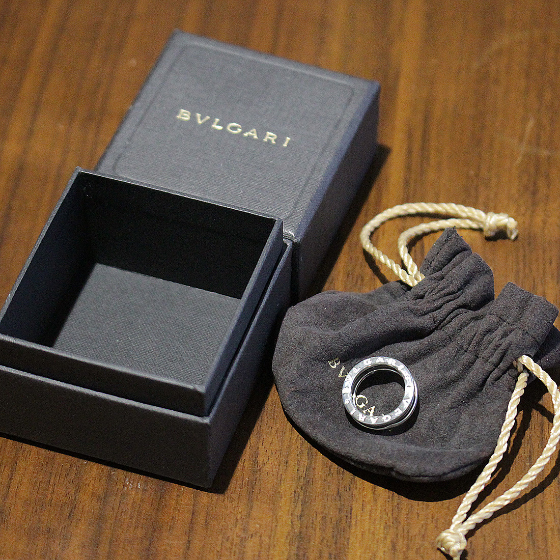 ブルガリ BVLGARI セーブザチルドレン リング 51 指輪 Ag925 箱 E0685_画像6