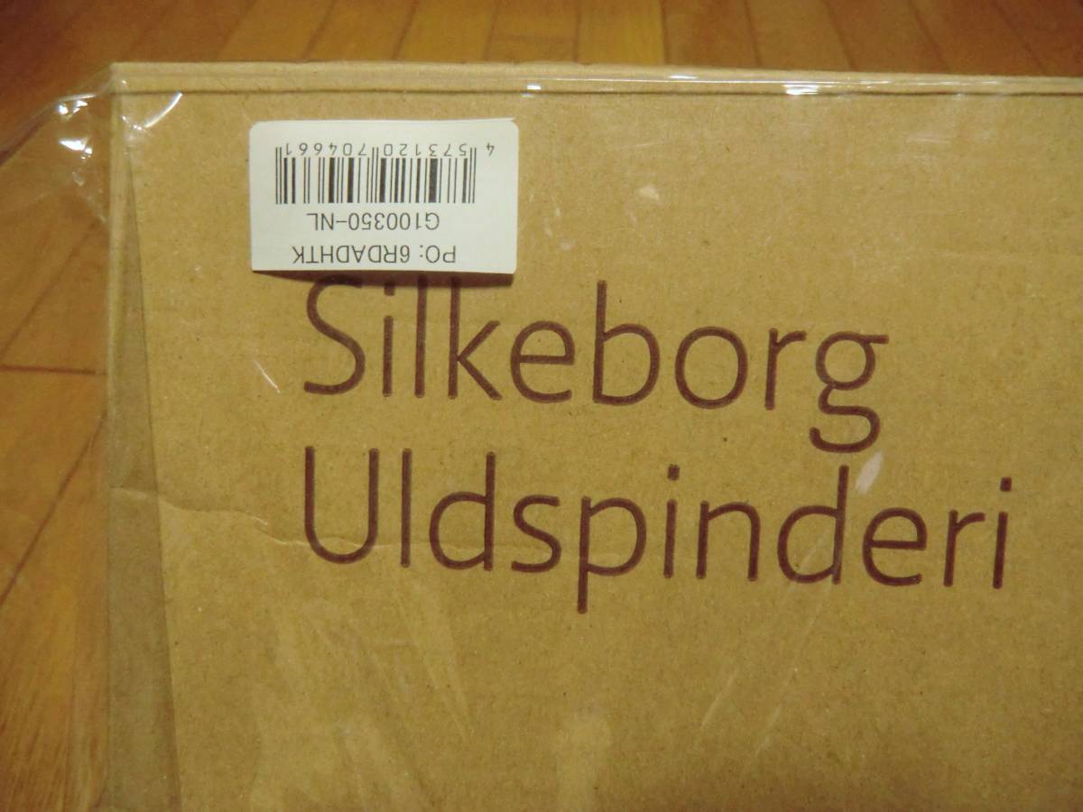 送料込み Silkeborg Uldspinderi ハーフケット ボーンホルム シャディグレー ひざ掛け 85x130cm G100350-NL シルケボーウルドスピンデリ_画像5