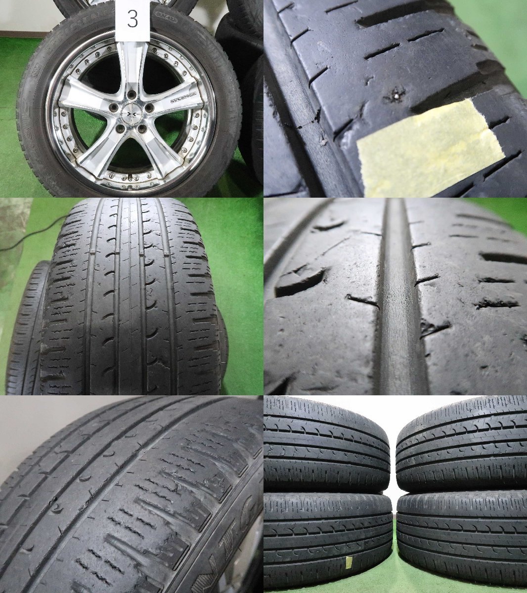 4本 weds マーベリック 005S 18インチ 8J+45 114.3 ラジアル GOODYEAR EfficientGrip SUV 225/55R18 タイヤおまけ エルグランド デリカD5_画像10