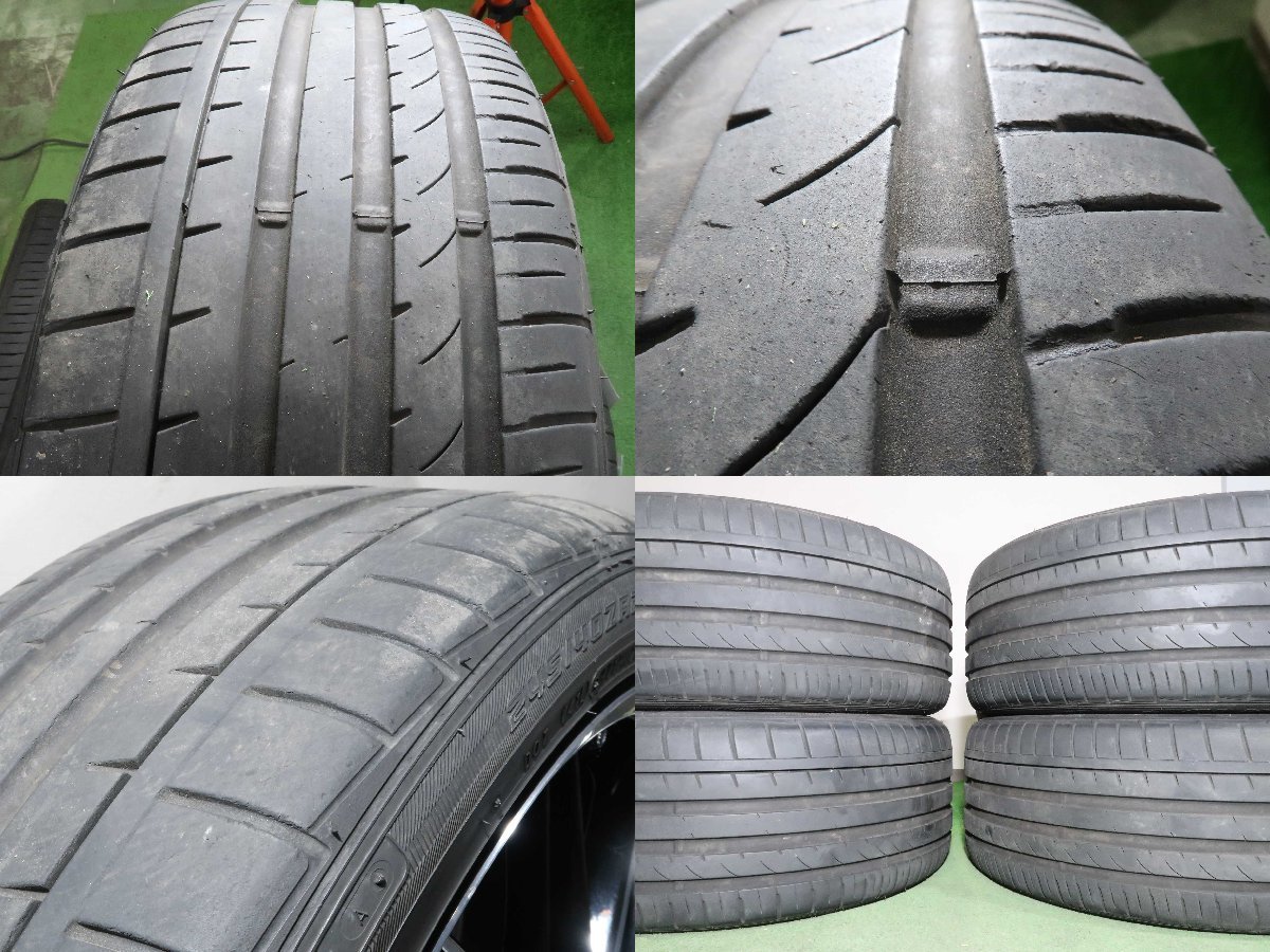 4本 シュタイナー LMX 20インチ 8.5J +35 5H 114.3 ラジアル ファルケン AZENIS FK453 2020年 245/40R20 アルファード ヴェルファイア 30系_画像10