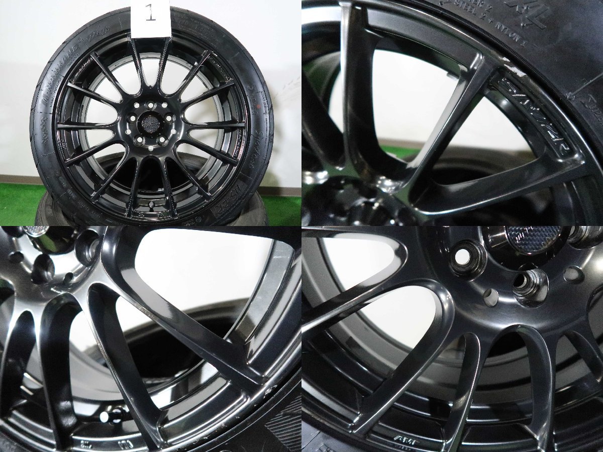 4本 Weds Sport SA-72R 17インチ 7J +48 5H 100 ラジアル ナンカン Sportnex NS-2R 2022年 215/45R17 86 BRZ プリウス カローラ ツーリング_商品の直接の引渡しは対応できかねます。