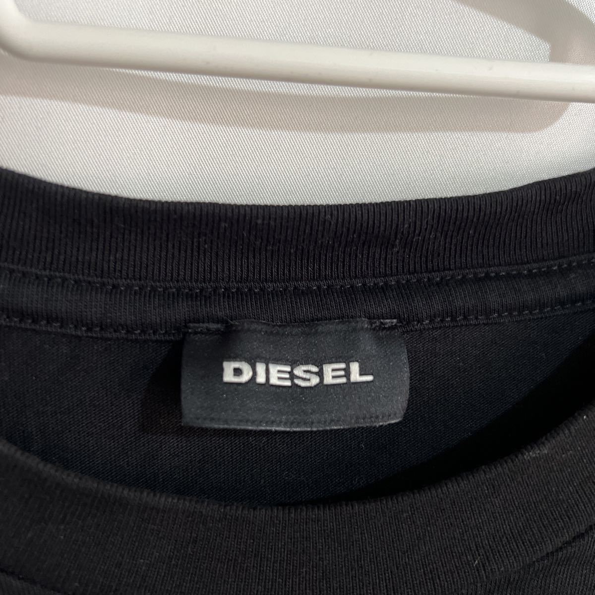 DIESEL ディーゼル　L 黒　ブラック　Tシャツ　半袖Tシャツ　メンズ_画像4