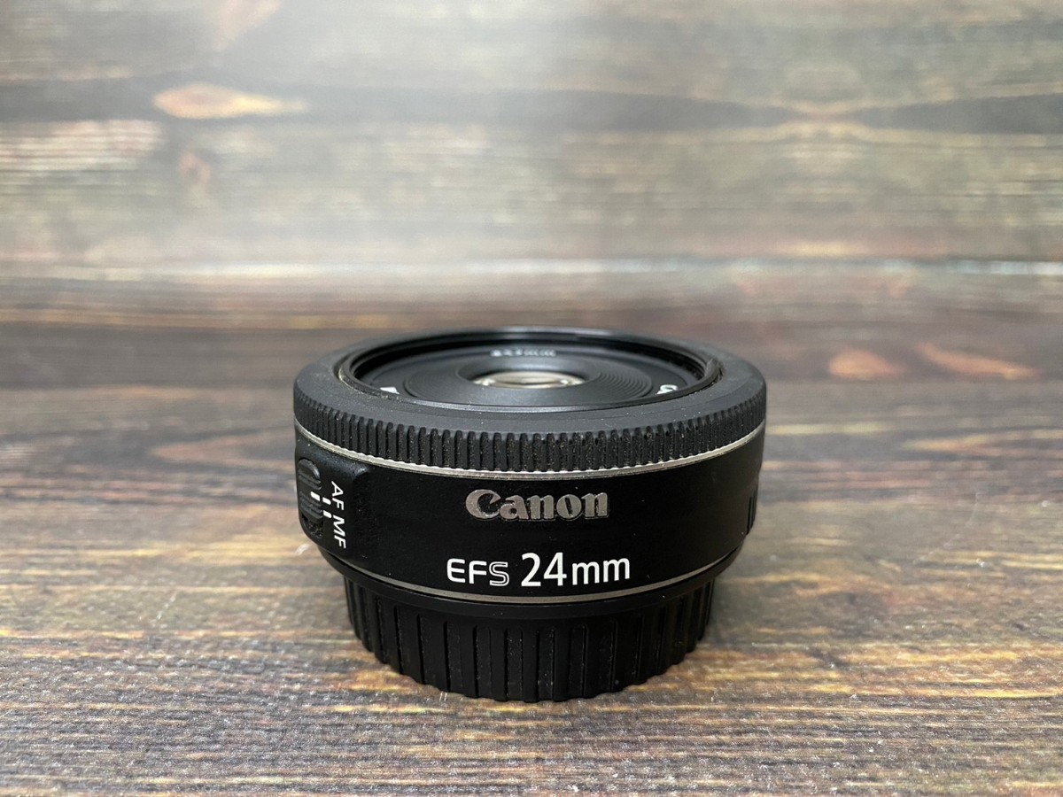 良質 24mm EF-S キヤノン Canon F2.8 #81 元箱付き 単焦点レンズ STM