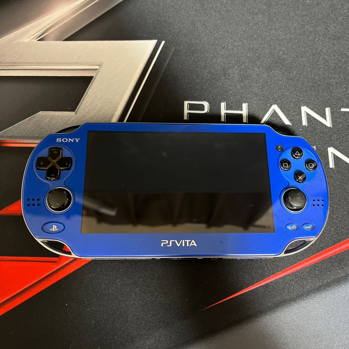 美品 PS Vita PCH-1100 サファイアブルー 初回限定版 スーパー 美品 PS Vita PCH-1100 サファイアブルー 初回限定版 スーパー