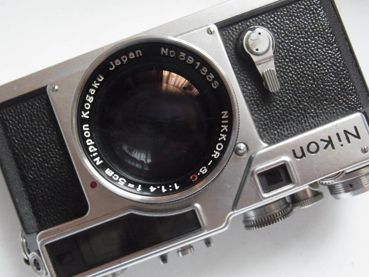 比較的綺麗なNikonSP(ニコンSP)、NIKKOR S.C 50mmF1.4レンズ付き-