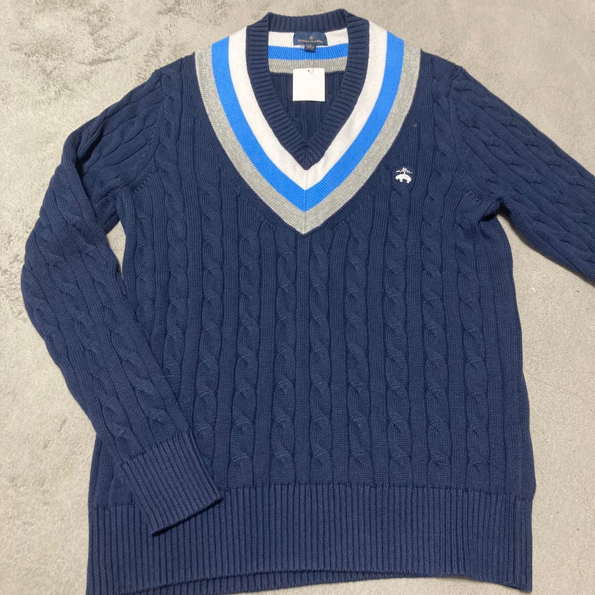日本直営正規店購入　ブルックスブラザーズ クリケットセーター　未使用品　タグ付