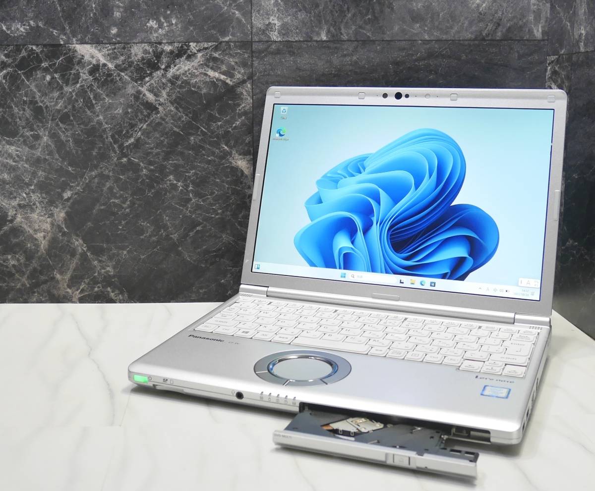 i5-8th Panasonic Let'sNote CF-SV7 メモリ8G/SSD256G/DVDマルチ/11Pro 22H2クリーンインストール/12.1型HD+(1920×1200)/CF-SV7RDAVS