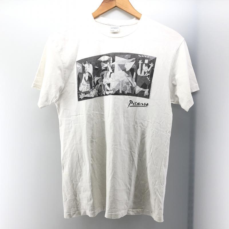【中古】ピカソ 2013年コピーライト ゲルニカTシャツ(ピカソ美術館) S ホワイト[240024423002]