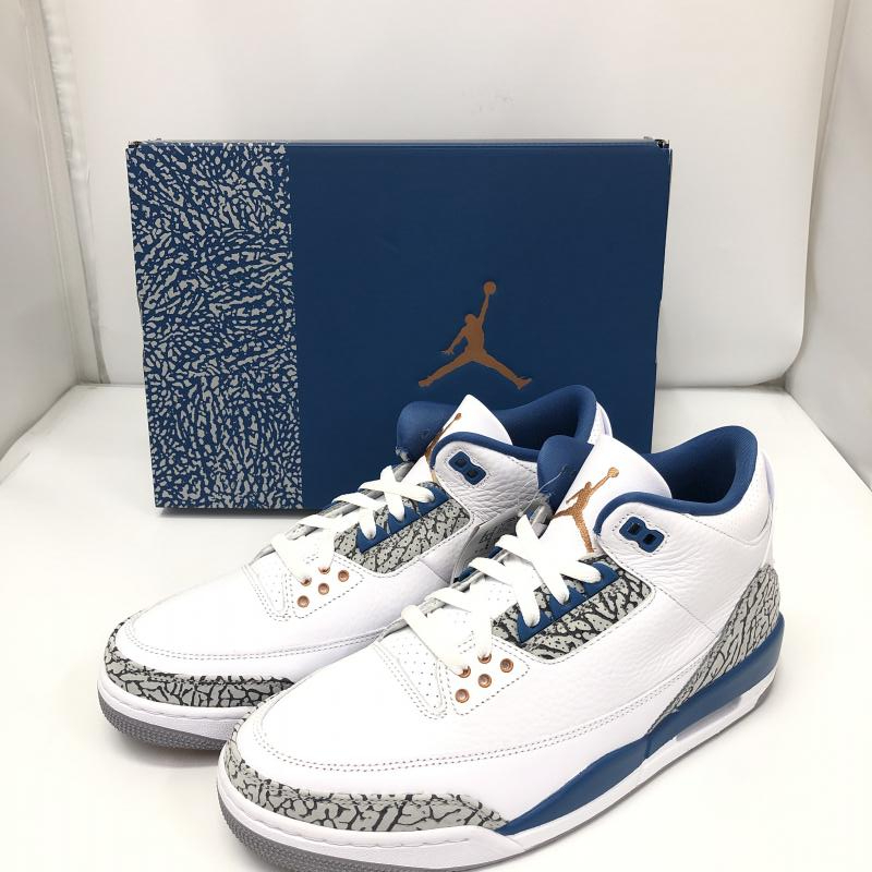 【中古】NIKE AIR JORDAN3 RETRO Wizards 28cm CT8532-148 ナイキ エアジョーダン レトロ ウィザーズ[240024423533]_画像9