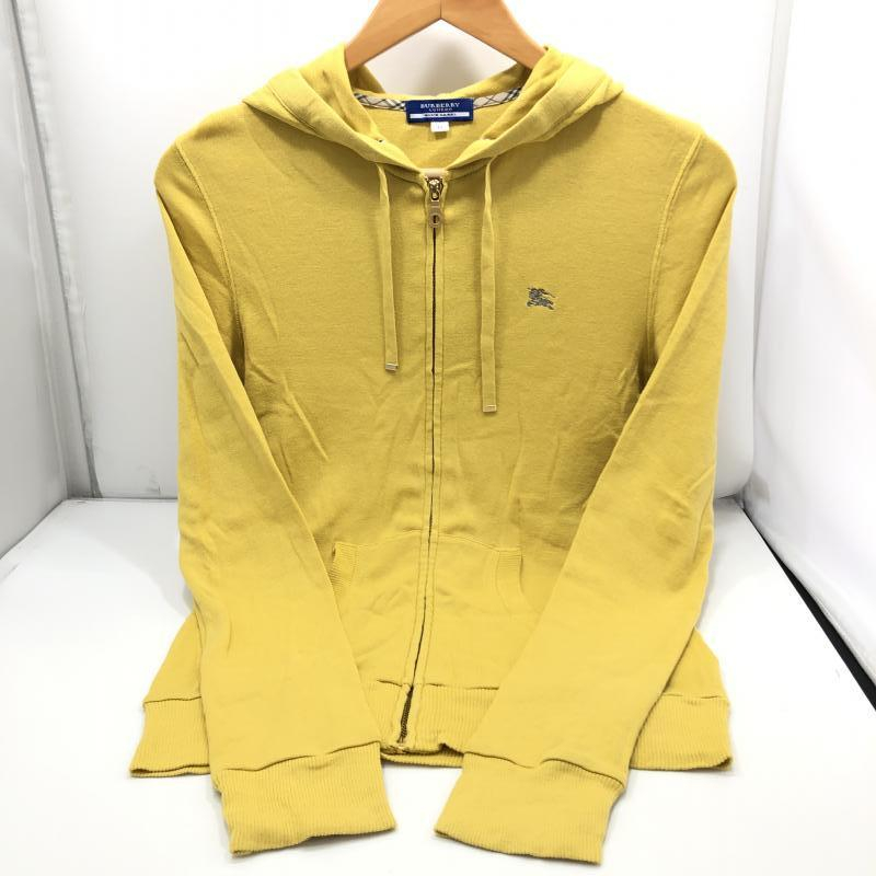 【中古】BURBERRY BLUE LABEL ジップパーカー 38 イエロー　バーバリー[240024424054]_画像3