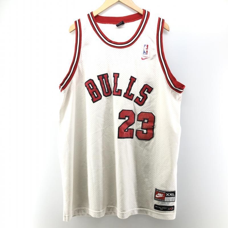 【中古】00s NIKE Bulls“Michael Jordan”ゲームシャツ サイズ2XL △状態考慮　ナイキ[240024425431]