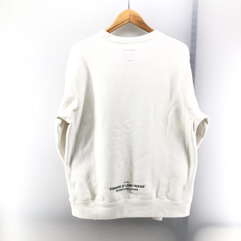 【中古】THE NORTH FACE STANDARD CREW NECK SWEAT ホワイト NT11941R サイズXL　ザノースフェイス[240024433077]_画像3