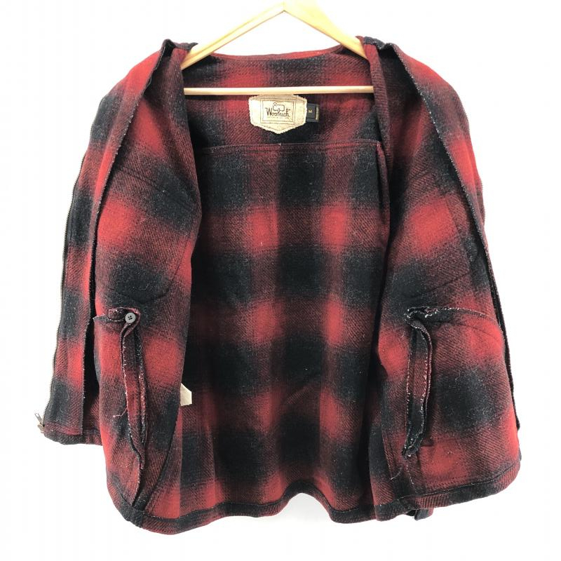 【中古】WOOLRICH 90s チェックカバーオール M 状態考慮　ウールリッチ[240024435337]_画像4