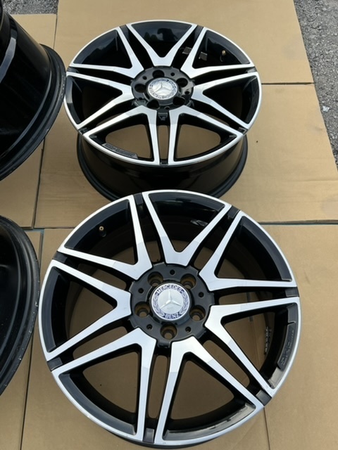 中古ホイール４本セット　メルセデスベンツ純正 AMG C-Class W204 4輪 18インチ 7.5J/8.5 +47/54 PCD112, AMG C CLASS , Mercedes-Benz_画像8