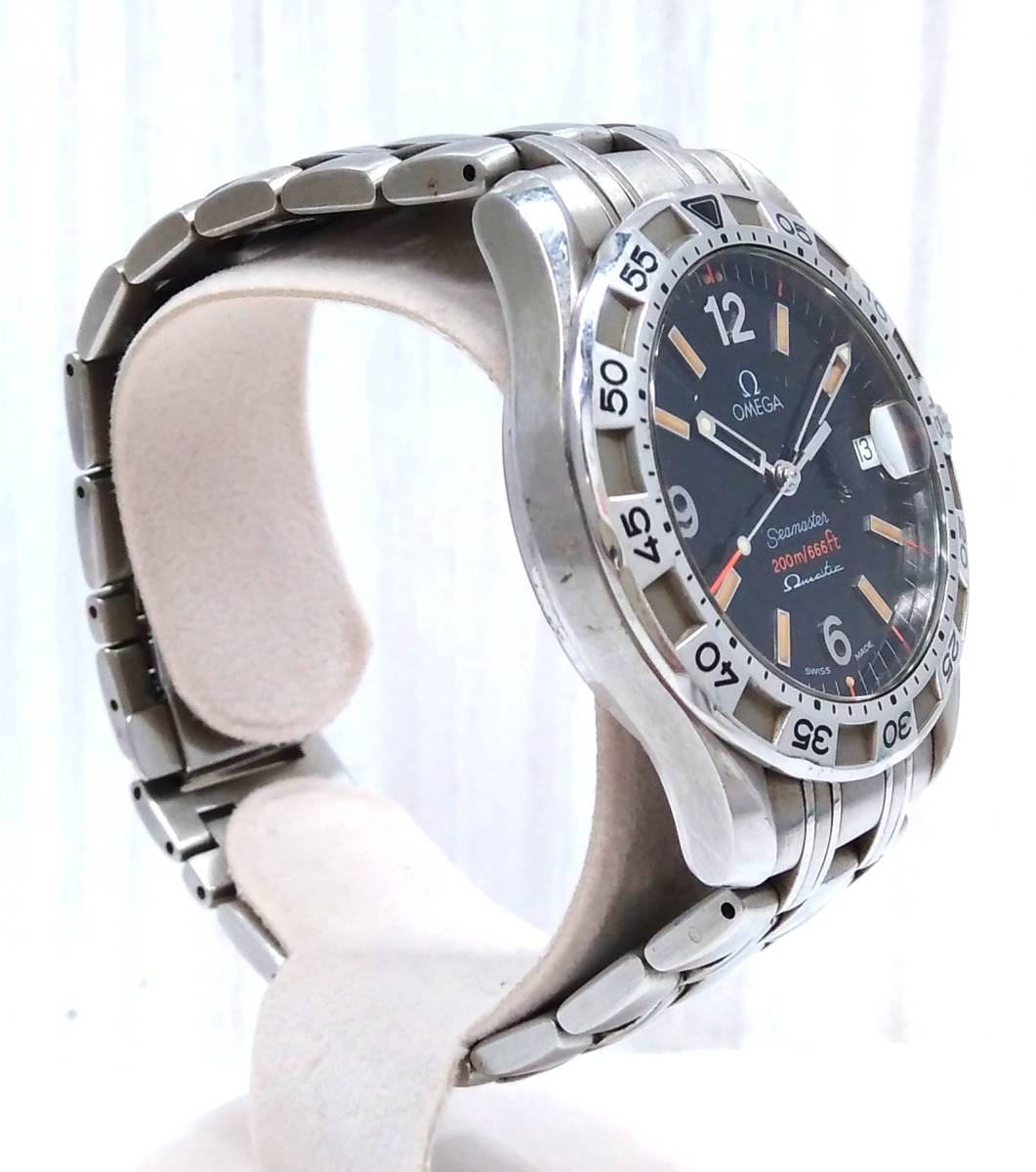 ジャンク OMEGA オメガ Seamaster シーマスター 2516.50 オメガマチック オートクォーツ 腕時計_画像3