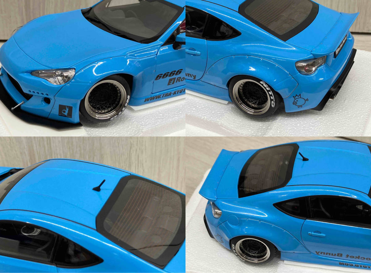 78758 AUTOart ROCKET BUNNY TOYOTA 86 (METALLIC SKY BLUE /BLACK WHEELS)_画像7