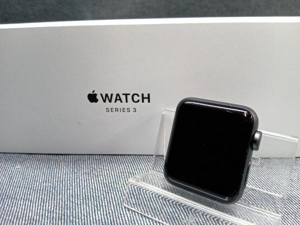 Apple Watch Series 3 MTF02J/A [GPSモデル 38mm スペースグレイアルミニウムケースとブラックスポーツバンド] (■08-01-01)