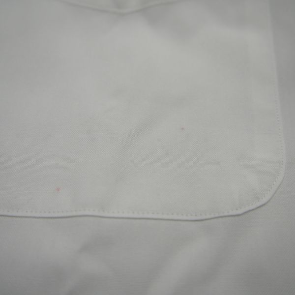 鎌倉シャツ Maker's Shirts Kamakura 400MADISON スリムフィット長袖コットンBDシャツ(38-79)ホワイト/日本製_画像7