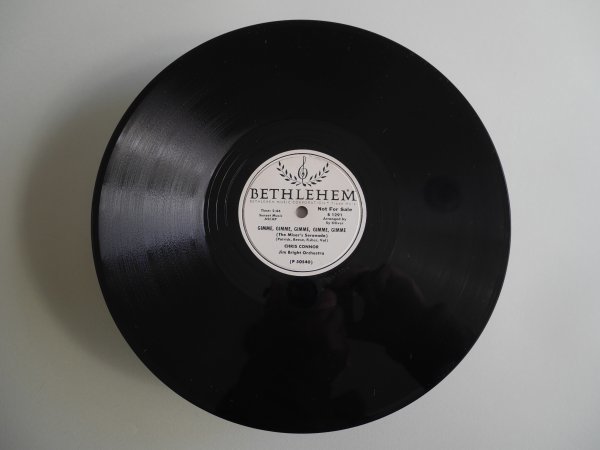 最も  クリス・コナー　SPレコード　Chris Conner Record Promo 1291 record　Bethlehem 78 ジャズ