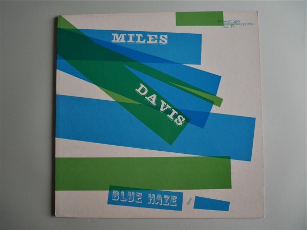 マイルス・デイビス　Miles Davis Blue Haze Prestige 7054　黄黒NJ、DG、手書きRVG　美品