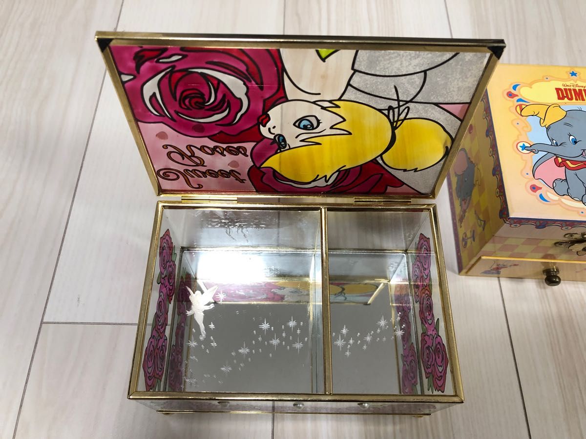 ディズニー ダンボ ティンカーベル 小物入れ オルゴール ディズニー ダンボ ティンカーベル 小物入れ オルゴール