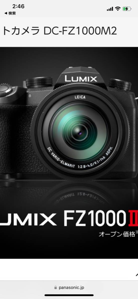 売れ筋新商品 【生産終了】【ランクAB程度】Panasonic DC-FZ1000M2