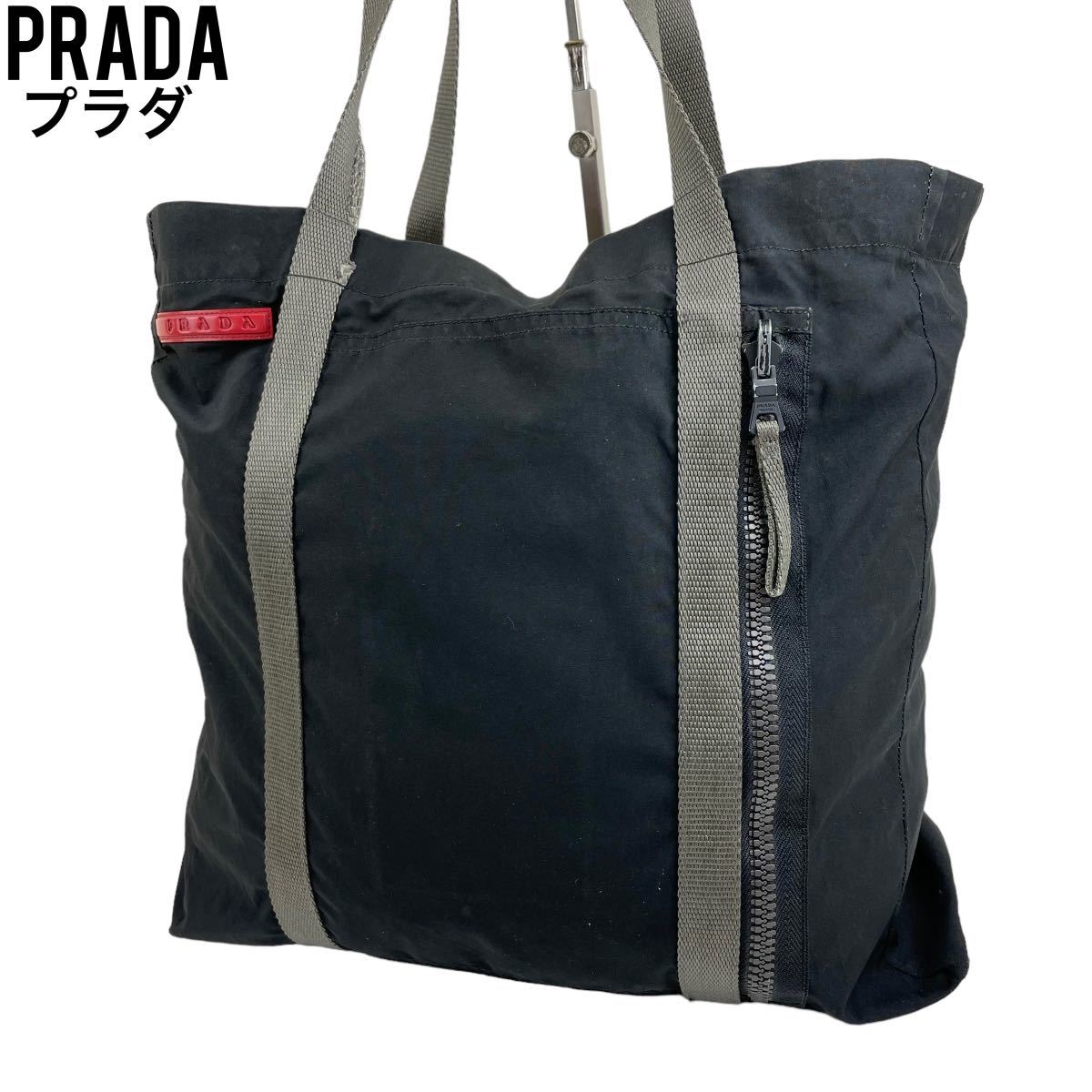 2022新作モデル 良品 プラダスポーツ PRADA トートバッグ ブラック 黒