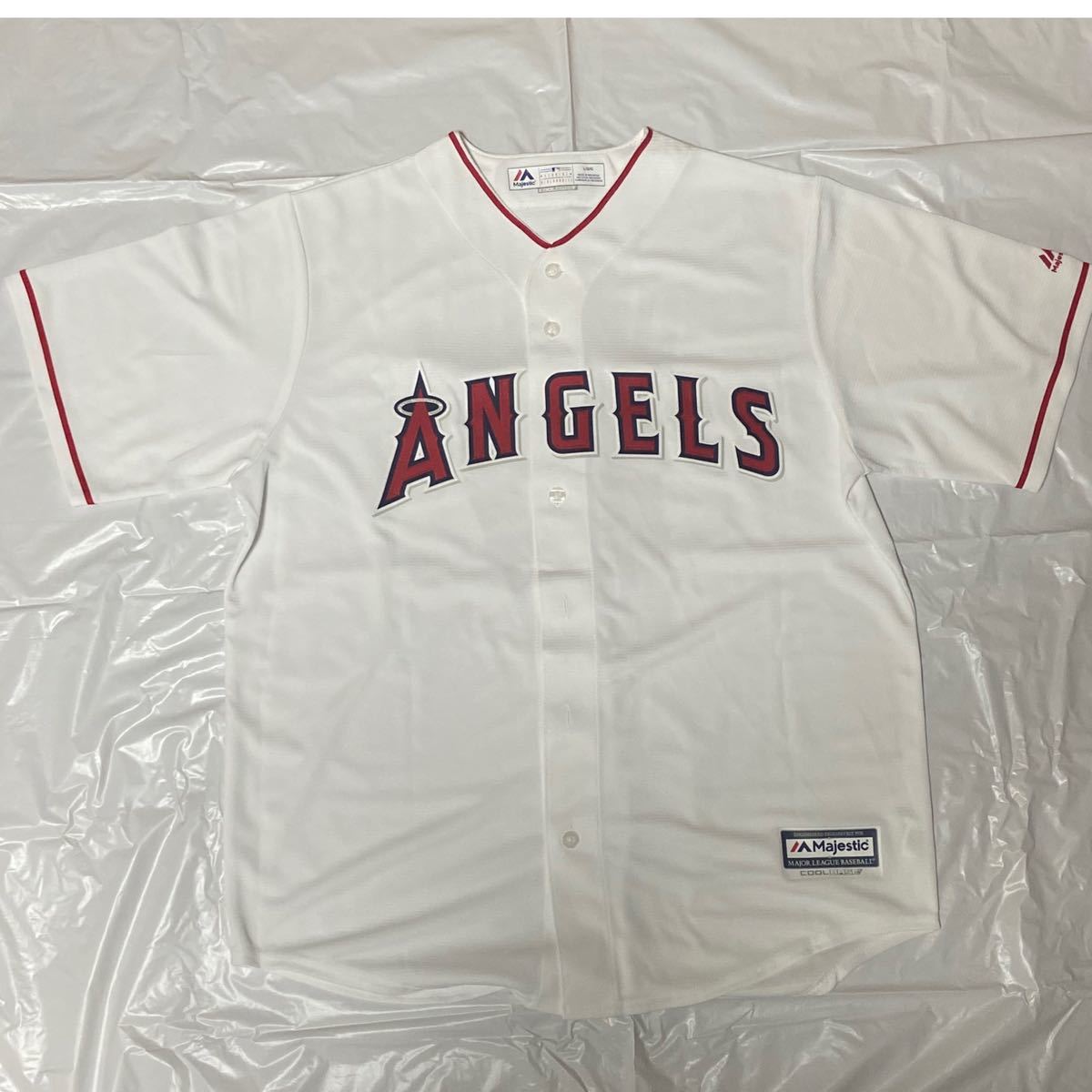 正規品 エンゼルス 大谷翔平 直筆サイン レプリカユニフォーム レッド Majestic製 MLB Fantatics ホログラム_画像3