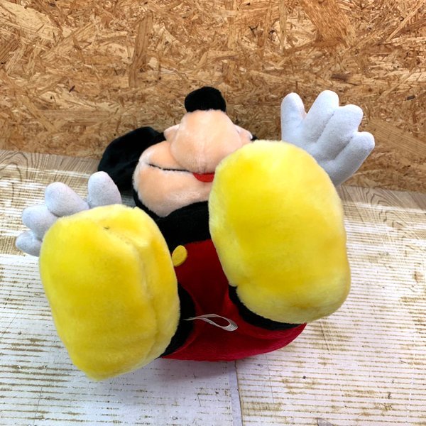 ★ミッキーマウス ぬいぐるみ★ ディズニーランド ウォルトディズニーワールド Walt Disney World 当時物 レトロ 中古品　M_画像6