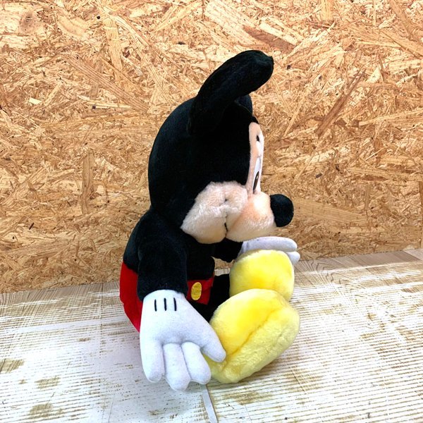 ★ミッキーマウス ぬいぐるみ★ ディズニーランド ウォルトディズニーワールド Walt Disney World 当時物 レトロ 中古品　M_画像2