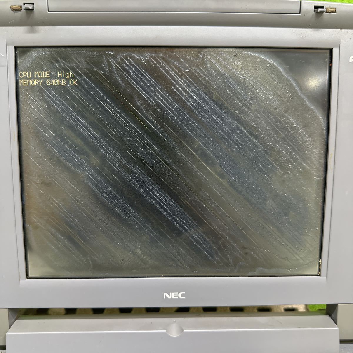 PCN98-516 激安 PC98 ノートブック NEC PC-9821Ne2/340W 起動確認済み ジャンク_画像3