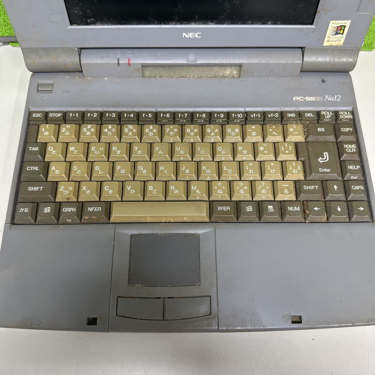 PCN98-531 激安 PC98 ノートブック NEC PC-9821Na12/H10 通電のみ確認済み ジャンク_画像3