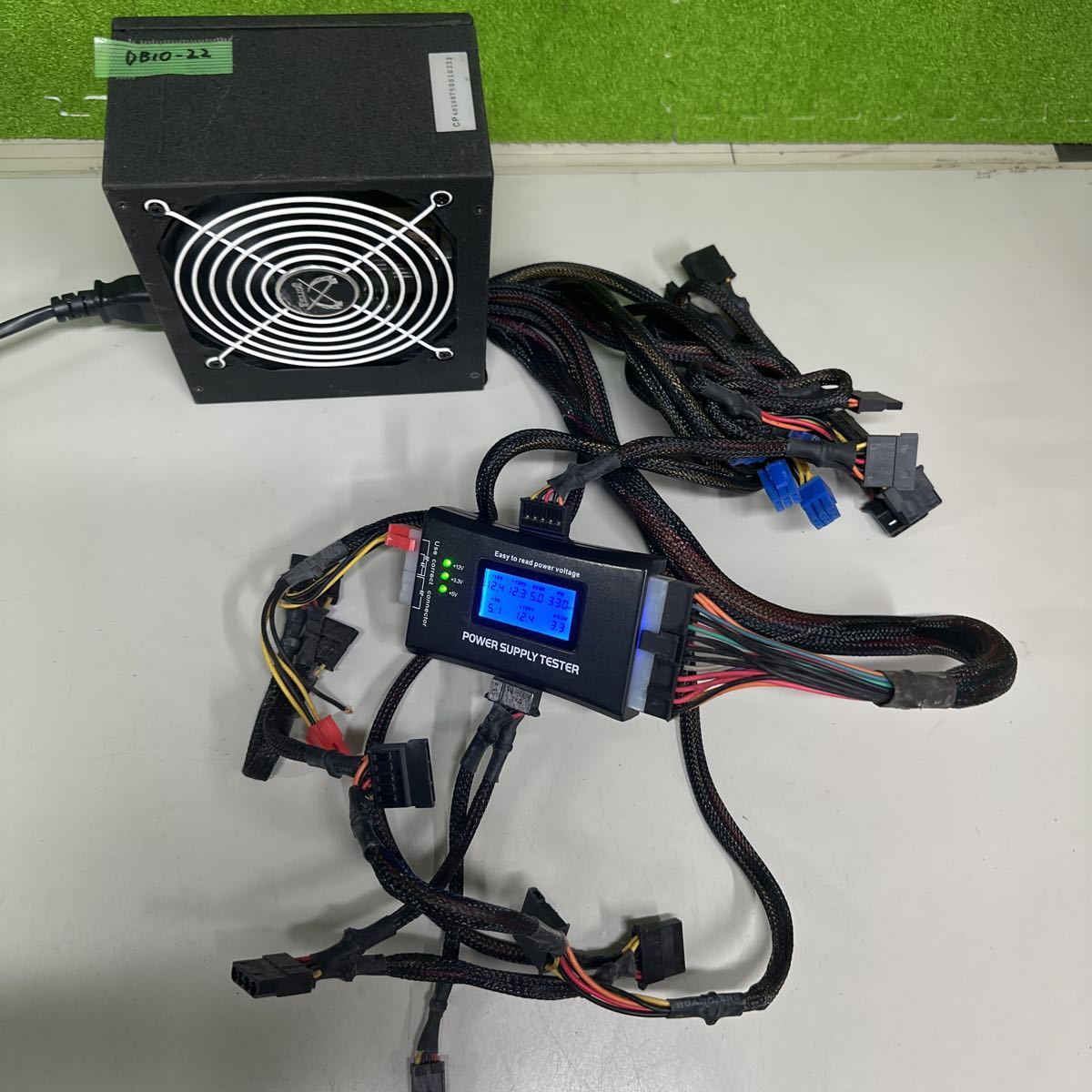 DB10-22 激安 PC 電源BOX SCYTHE 500W ? 400W ? W数不明 電源ユニット 電源テスターにて電圧確認済み　中古品_画像1