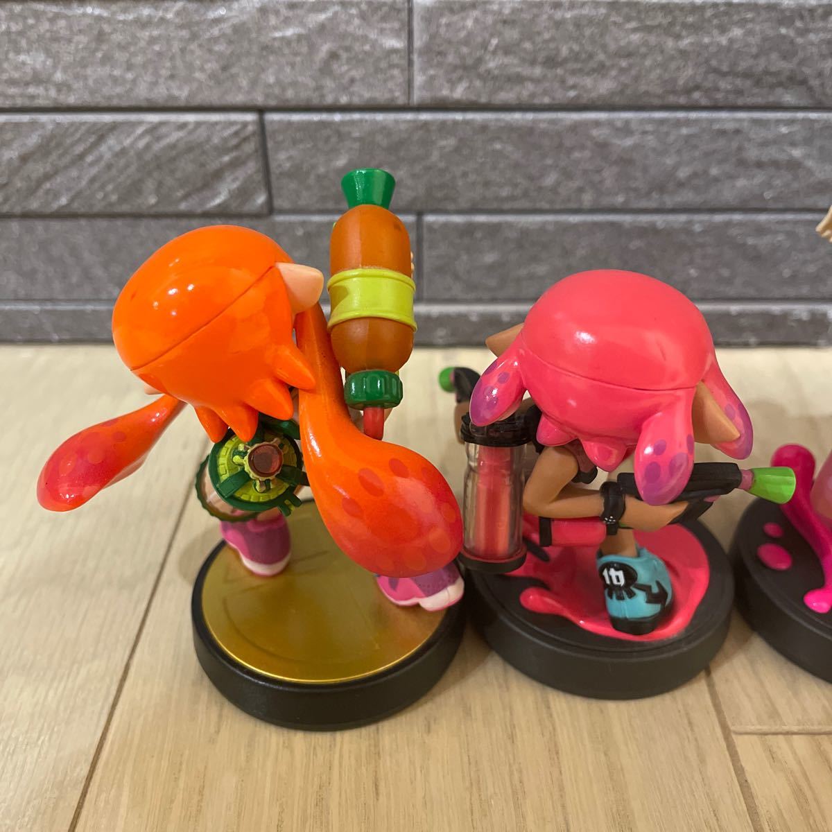 amiibo アミーボ スプラトゥーン トリプル テンタクルズ シオカラーズ インクリング 9体セット_画像9