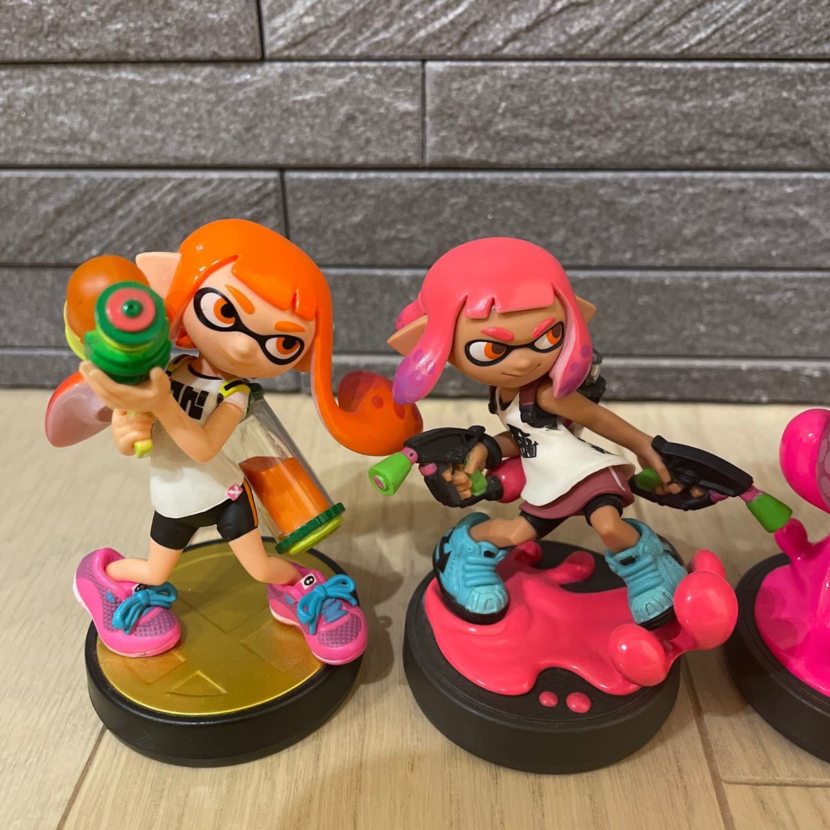 amiibo アミーボ スプラトゥーン トリプル テンタクルズ シオカラーズ インクリング 9体セット_画像4