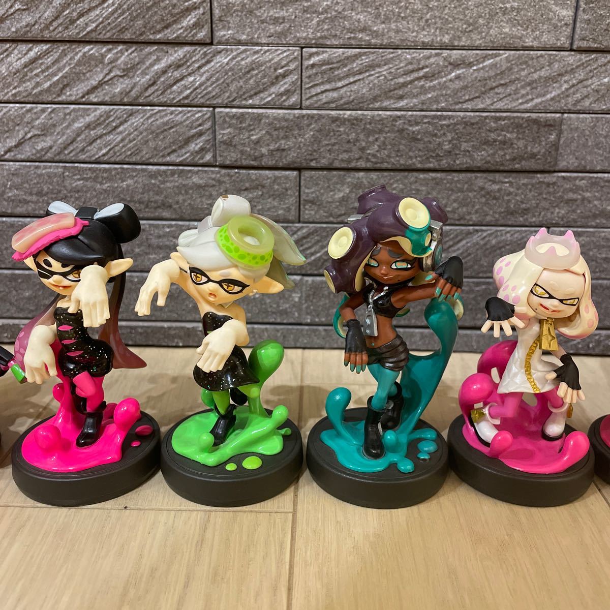 amiibo アミーボ スプラトゥーン トリプル テンタクルズ シオカラーズ インクリング 9体セット_画像3