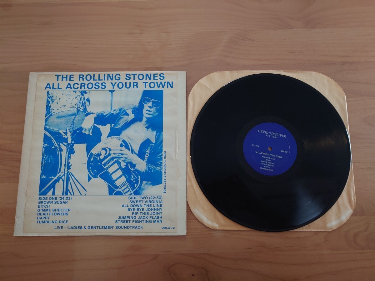 ★ローリング・ストーンズ The Rolling Stones★All Across Your Town★LPレコード★ジャケット等汚れあり★中古品