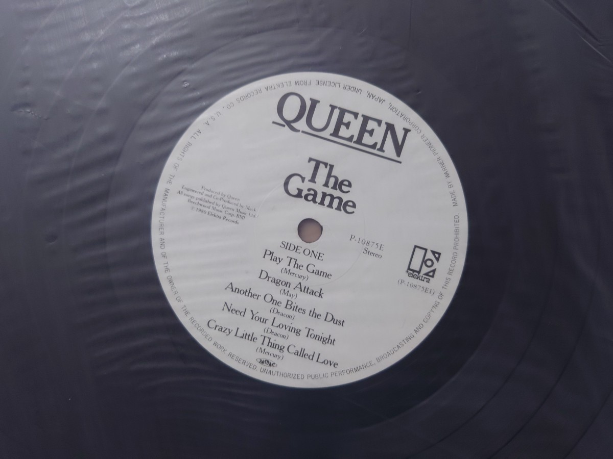 ★クイーン Queen ★The Game★LPレコード★中古品★ジャケット経年汚れ、傷み