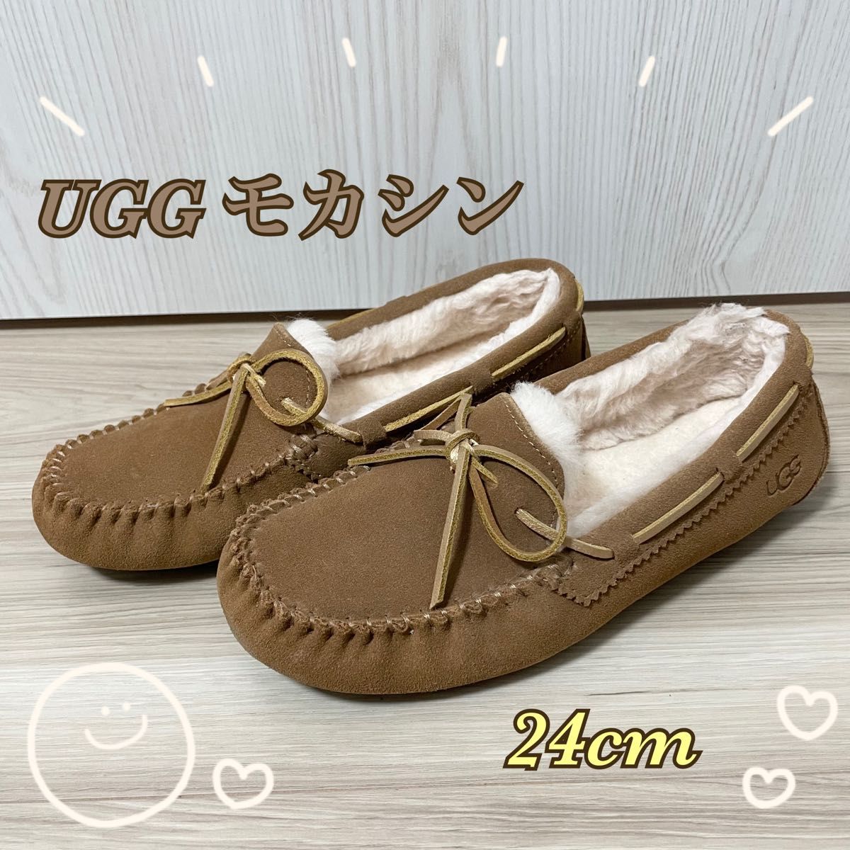 ugg アグ モカシン レディース24cm - 靴