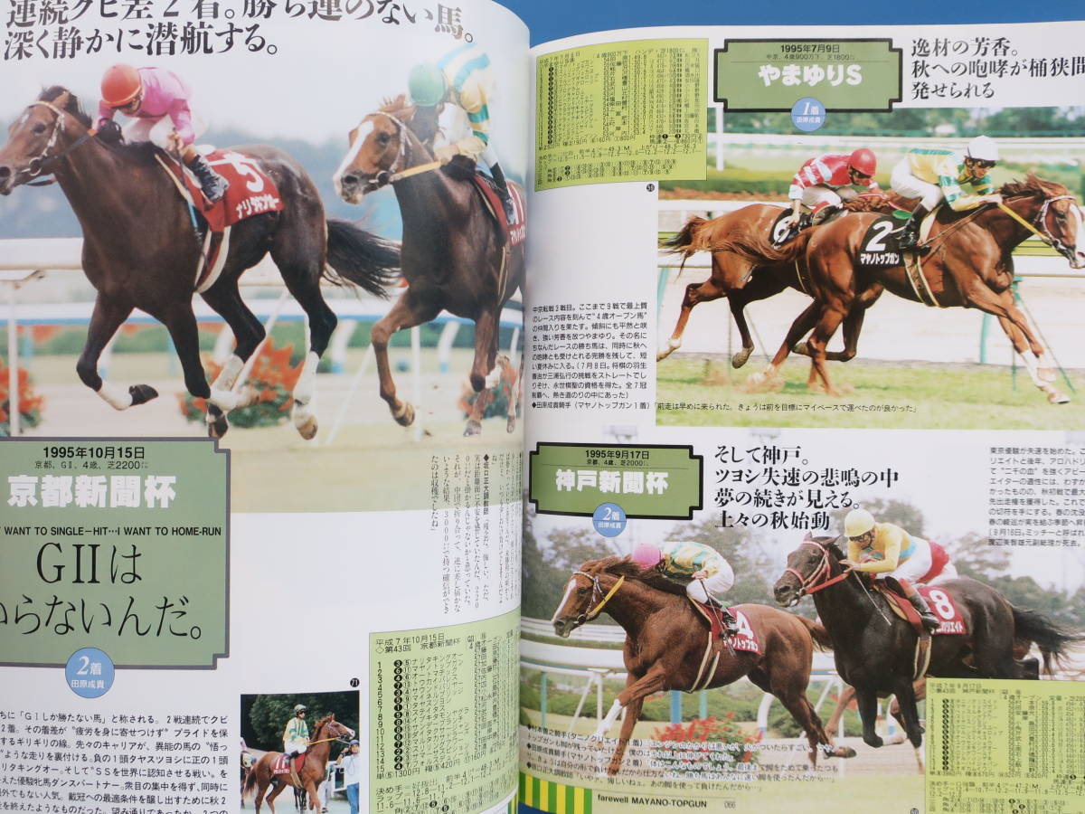 週刊Gallop臨時増刊 ギャロップ 1997年10月号/永久保存版競馬グラビア/特集:サクラローレル マヤノトップガン 現役全レース完全収録GⅠほか_画像5