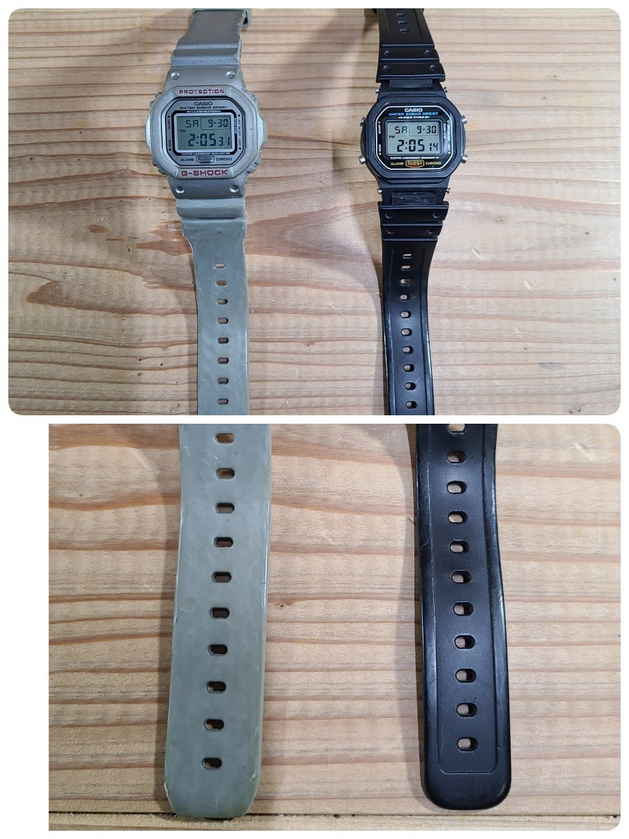 １円 ジャンク CASIO 腕時計 10点 まとめ G-SHOCK ジーショック Baby-G ベビーG DW 5600E GA-110SN DW-003 BGS-110GS BGA-161 BGA-100LV 他_画像2