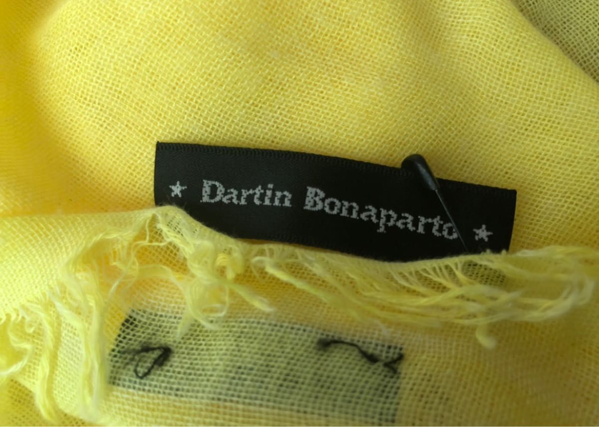 未使用 Dartin Bonapart /ダルタンボナパルト 大判ストール ユニセックス